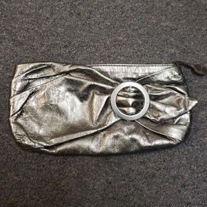 Fossil Silver clutch purse